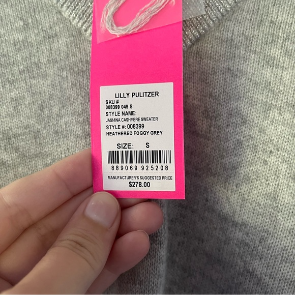 NWT Lilly Pulitzer Jasmina Cashmere Sweater - Picture 3 of 5